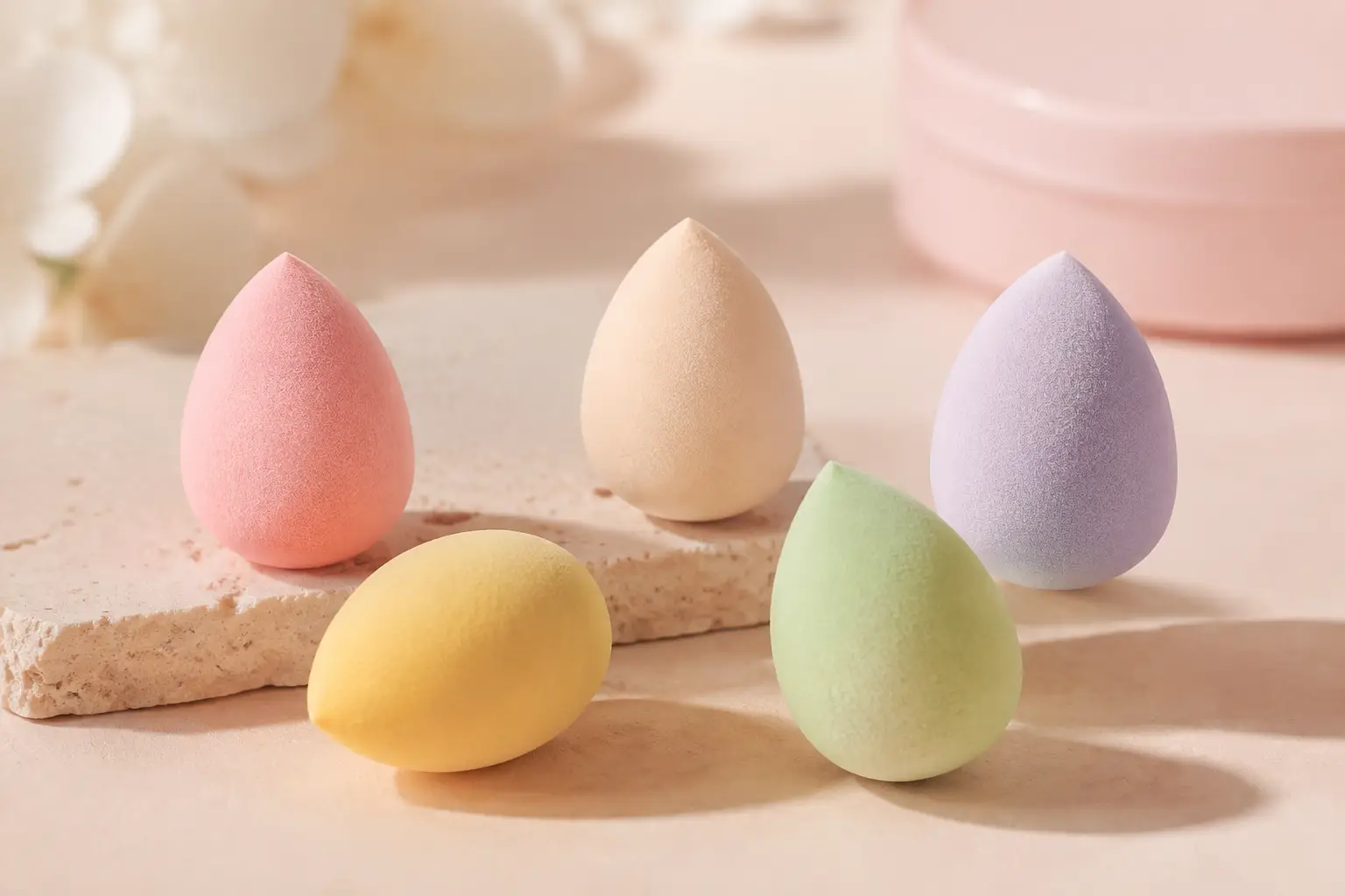 LanTing custom non-hydrophilic beauty sponges and makeup blenders