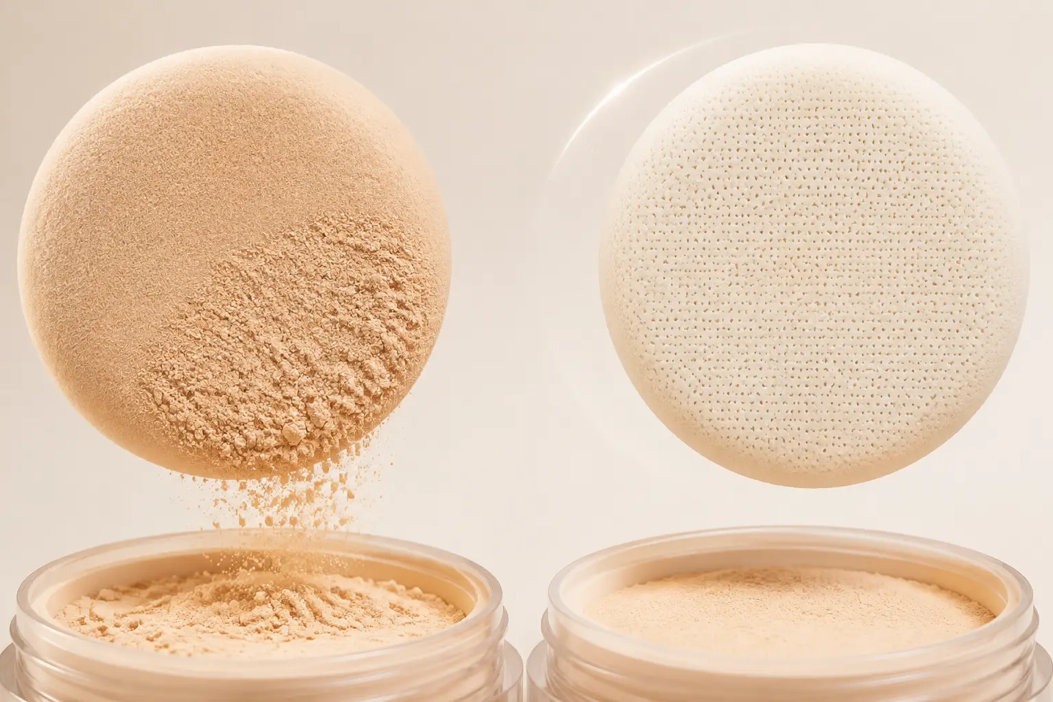 Hydrophilic polyurethane puff material smooth texture micro preview