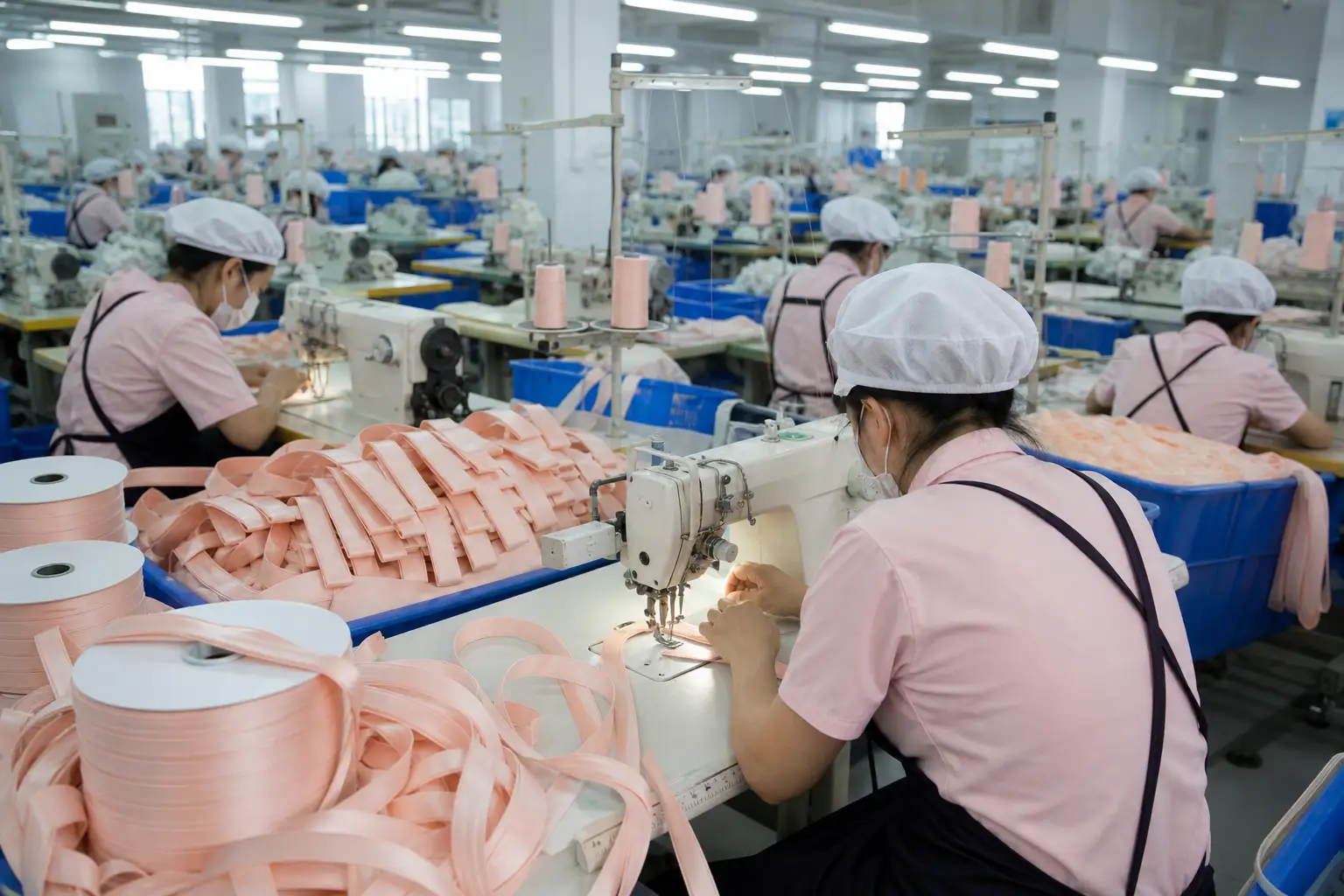 LanTing custom air cushion puff OEM production workshop