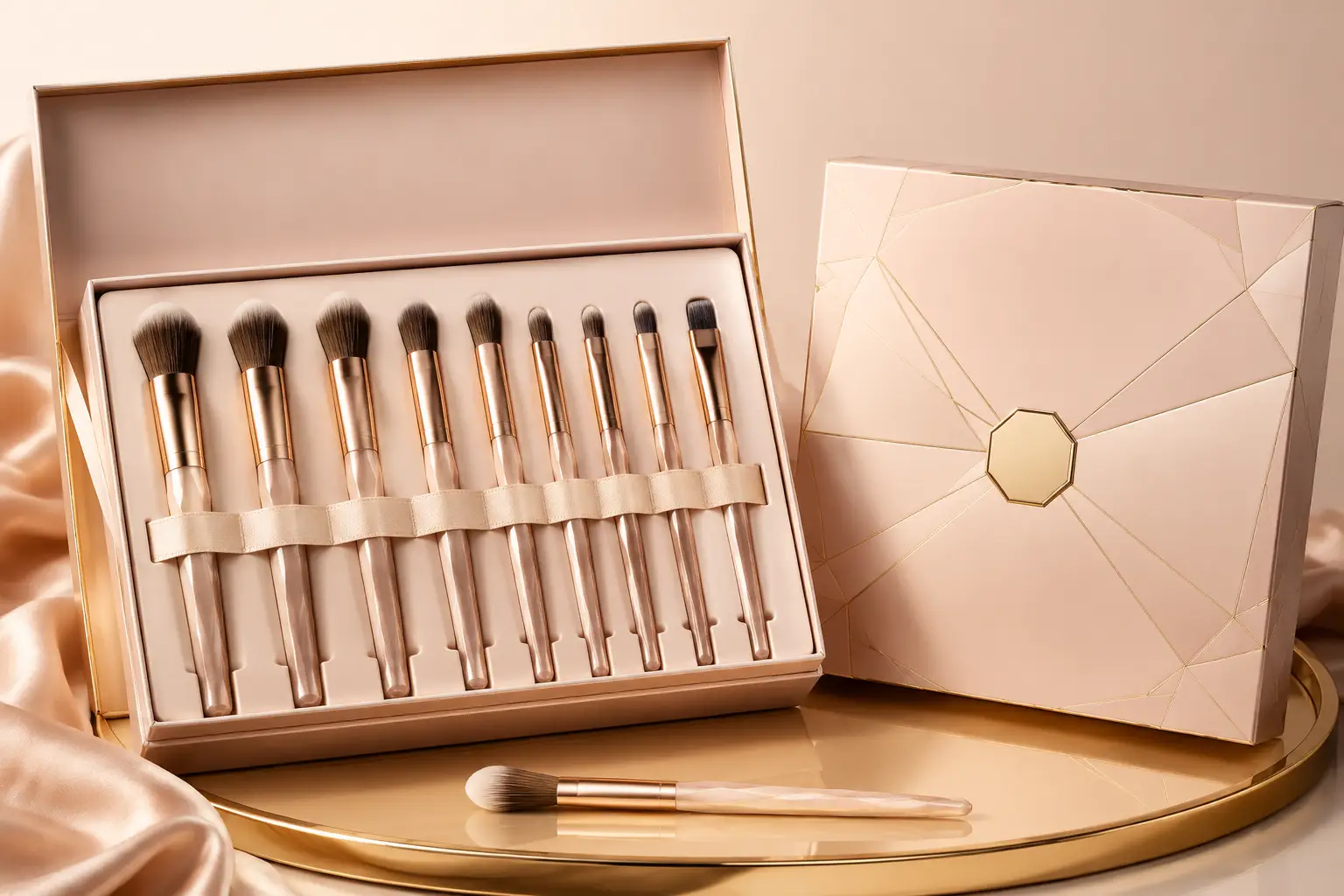 LanTing premium makeup brushes with German biomimetic bristles