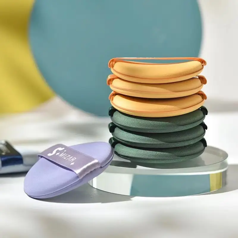 Wholesale Teardrop Marshmallow Air Cushion Puff with Custom Logo Ribbon – Wet & Dry High-Elastic Rubycell Makeup Sponge for Liquid Foundation & BB Cream (Private Label OEM/ODM)
