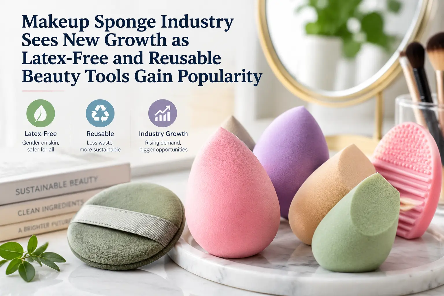 Makeup Sponge Industry Sees New Growth as Latex-Free and Reusable Beauty Tools Gain Popularity