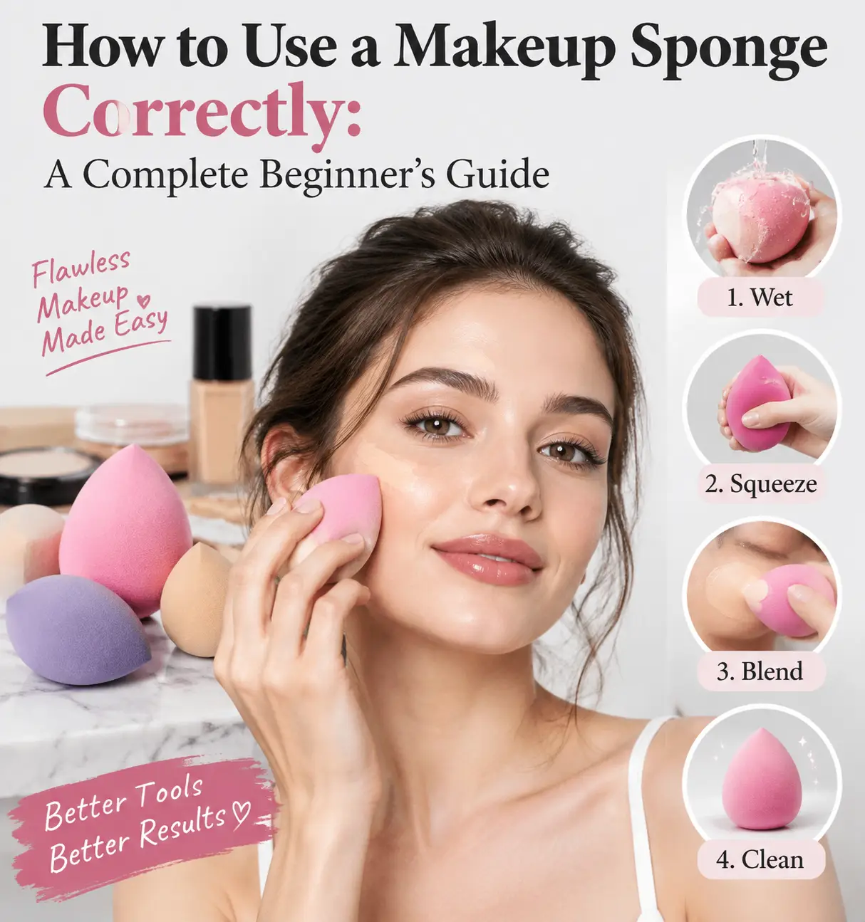 How to Use a Makeup Sponge Correctly: A Complete Beginner’s Guide