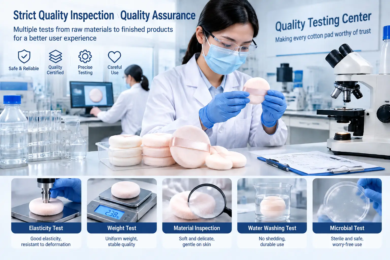LanTing beauty tool raw material selection matrix and precision custom processing