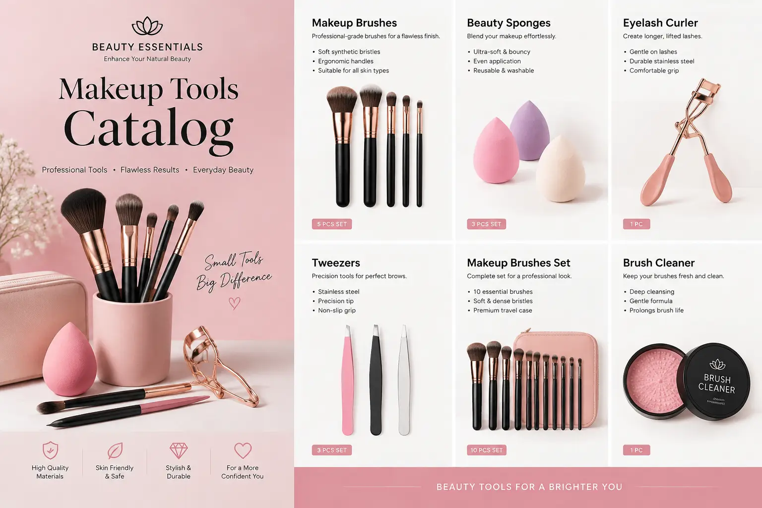 Beauty Tools Product E-Catalog